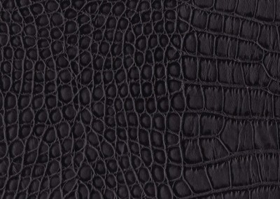 Leather Black Alligator